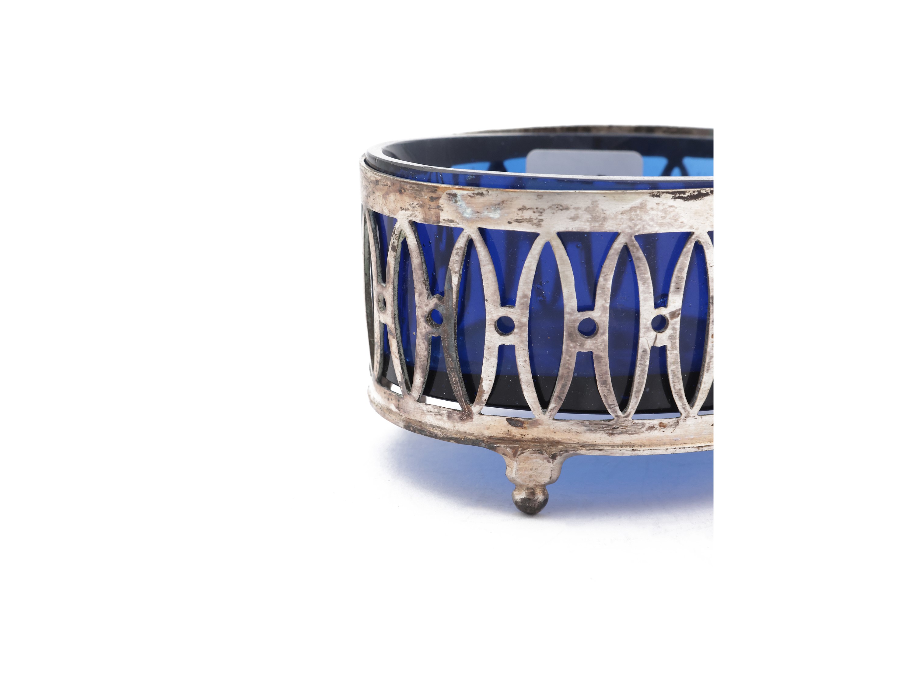 Coppia di saliere in argento