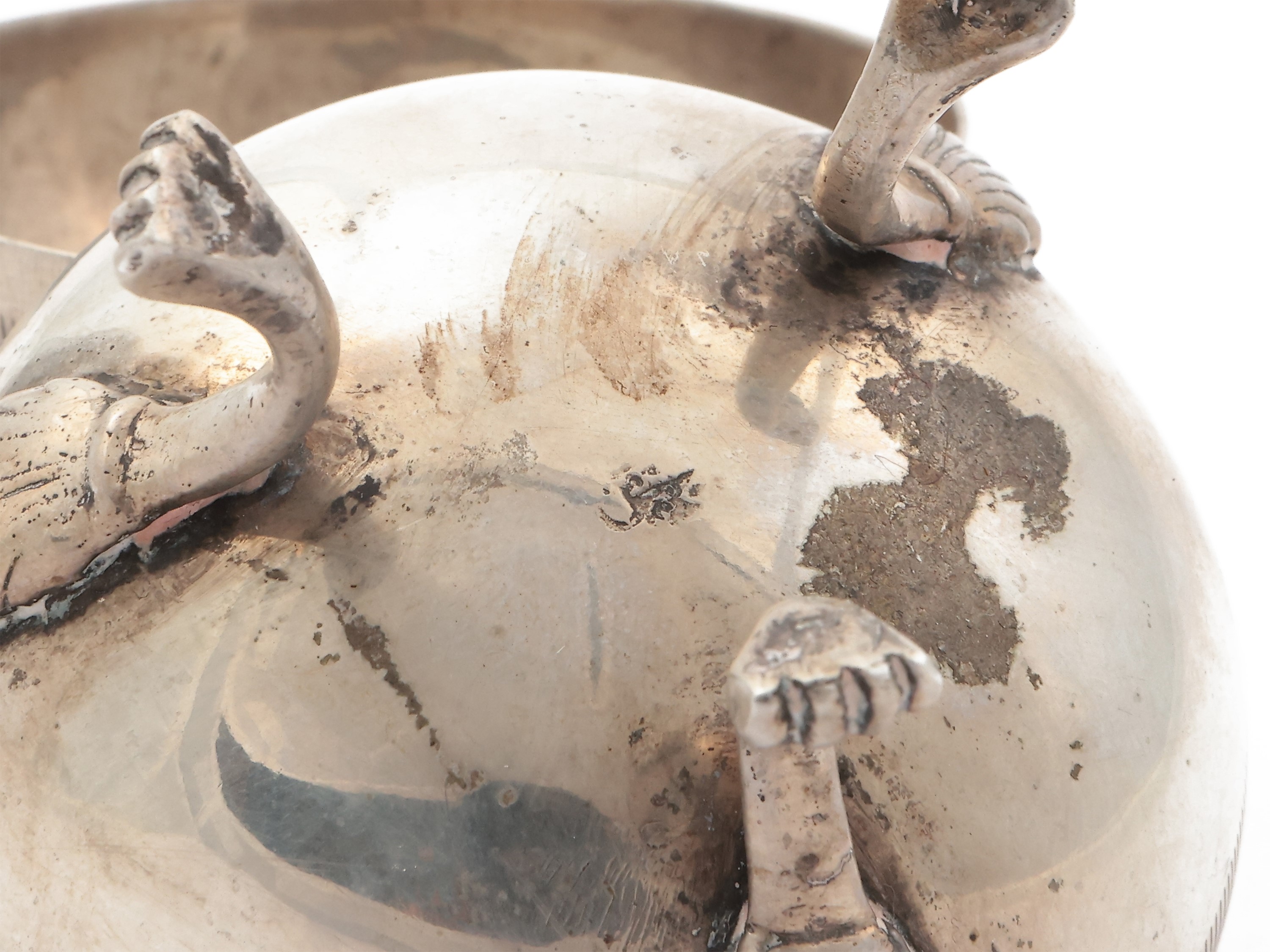 Coppia di saliere in argento