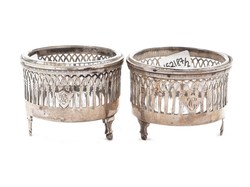 Coppia di Saliere in Argento