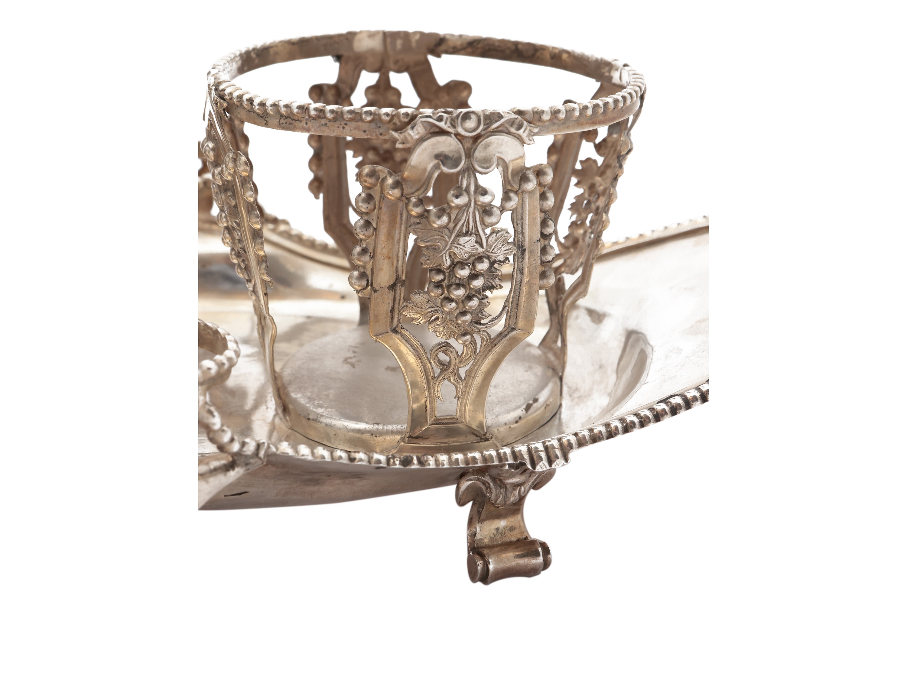 Oliera a barca in argento, Jacques Antoine Imberty