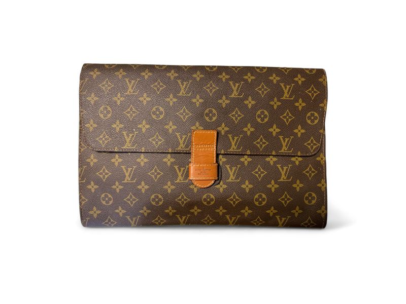 Louis Vuitton, Portadocumenti Trousse in Tela Monogram