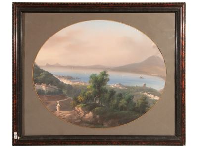 Veduta del Golfo di Napoli da Sorrento