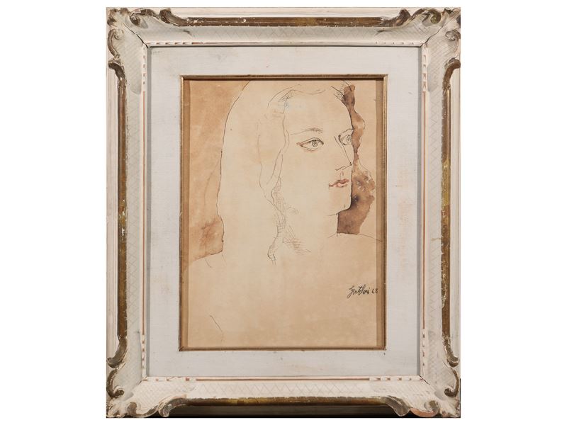 Franco Gentilini - Volto di Donna 1968