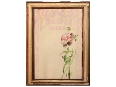 L'indiano, olio su tela, 1969