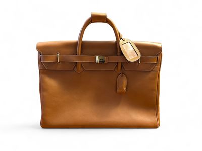 Gucci, Borsone Weeekend in Pelle Color Tabacco