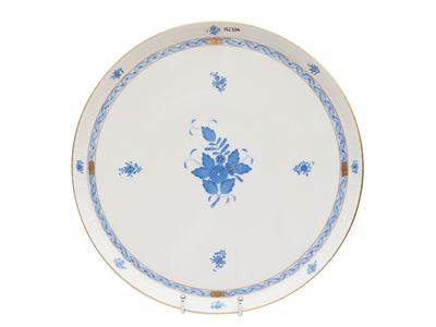 Grande Vassoio in Porcellana, Indian Basket, Herend