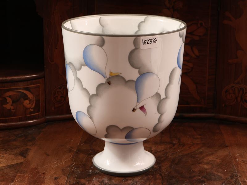 Vaso in Porcellana Alato, Gio Ponti per Richard Ginori