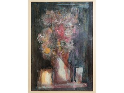 Fiori su Sfondo Azzurro