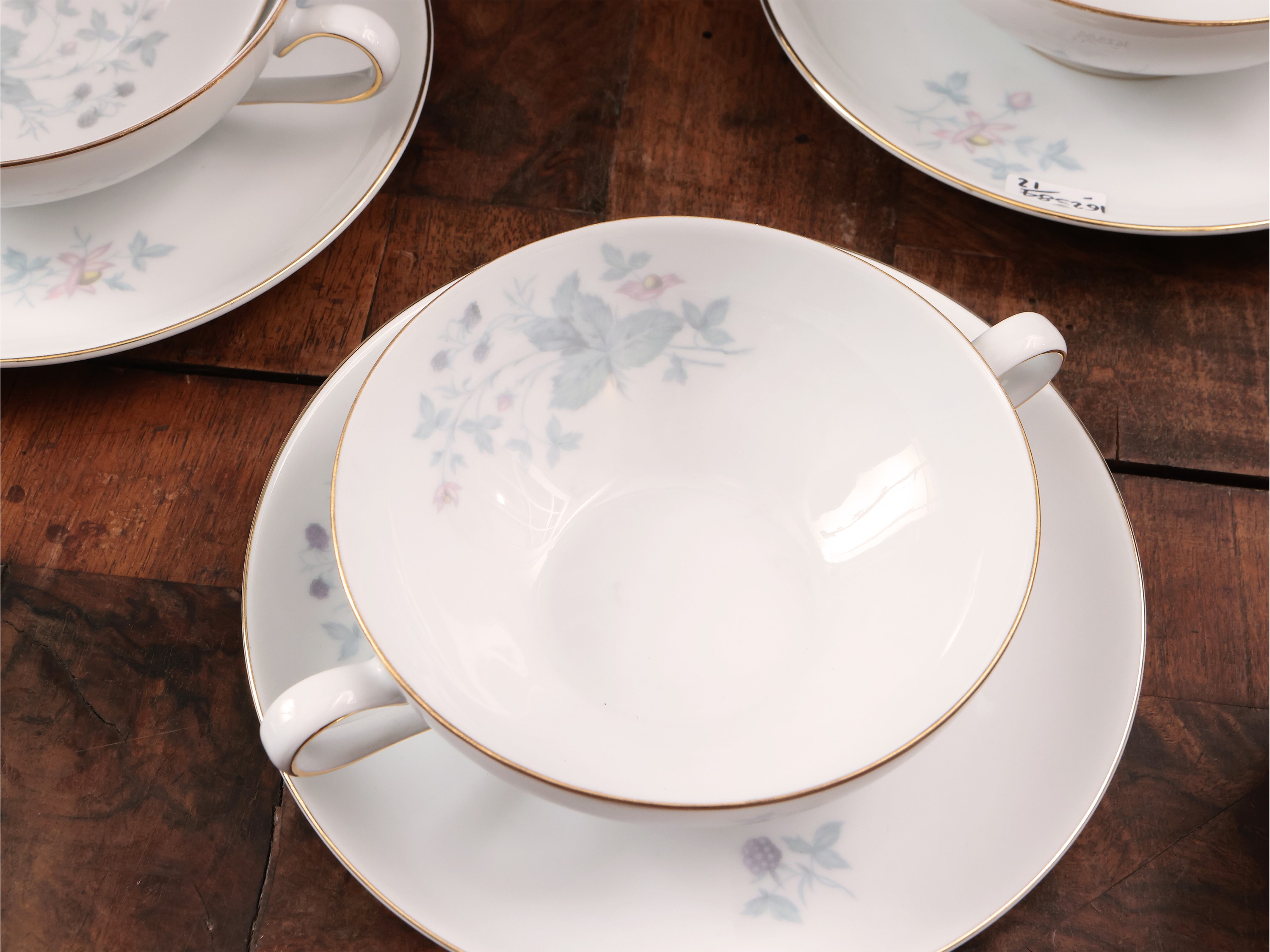 Serie di Dodici Tazze da Consommé in Porcellana, Kpm