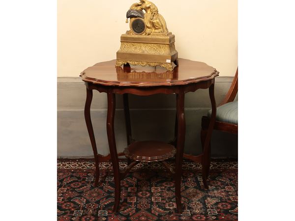 Walnut side table