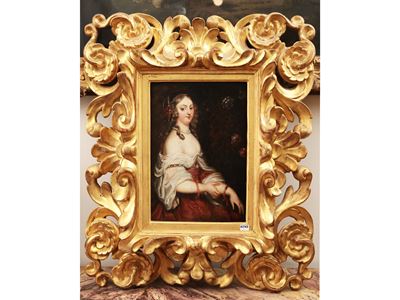 Ritratto di Dama con Perle e Acconciatura