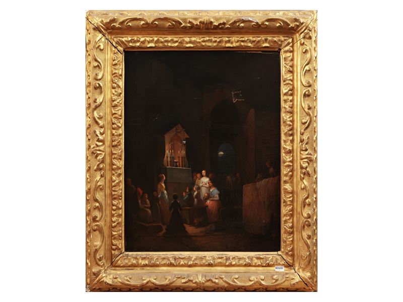 Giuseppe Moricci - La Festa alla Madonna L'otto di Settembre in Siena