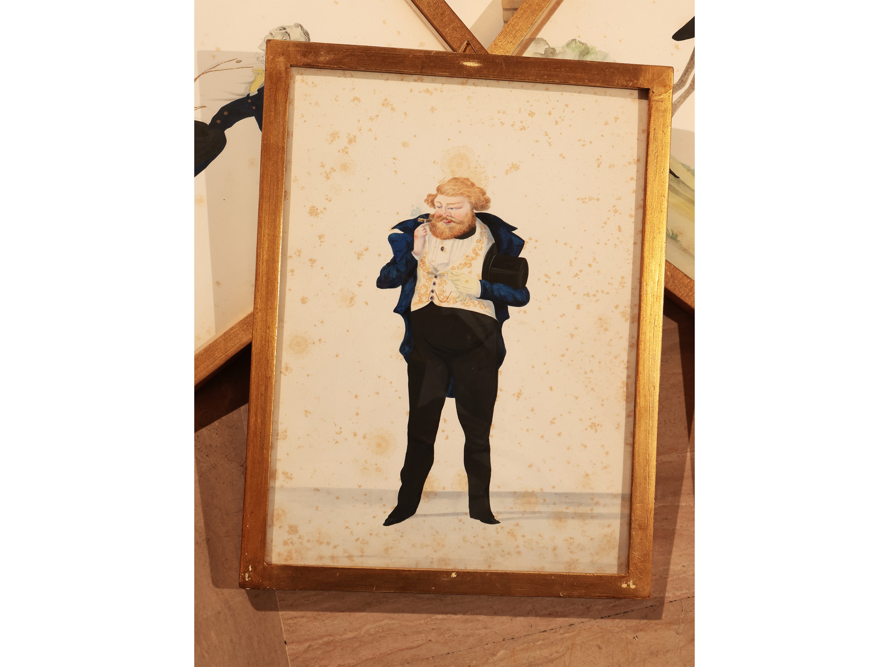 Scuola Toscana del XIX Secolo - Serie di Quindici Caricature di Personaggi Fiorentini