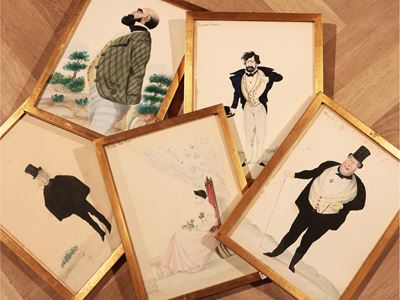 Serie di Sette Caricature