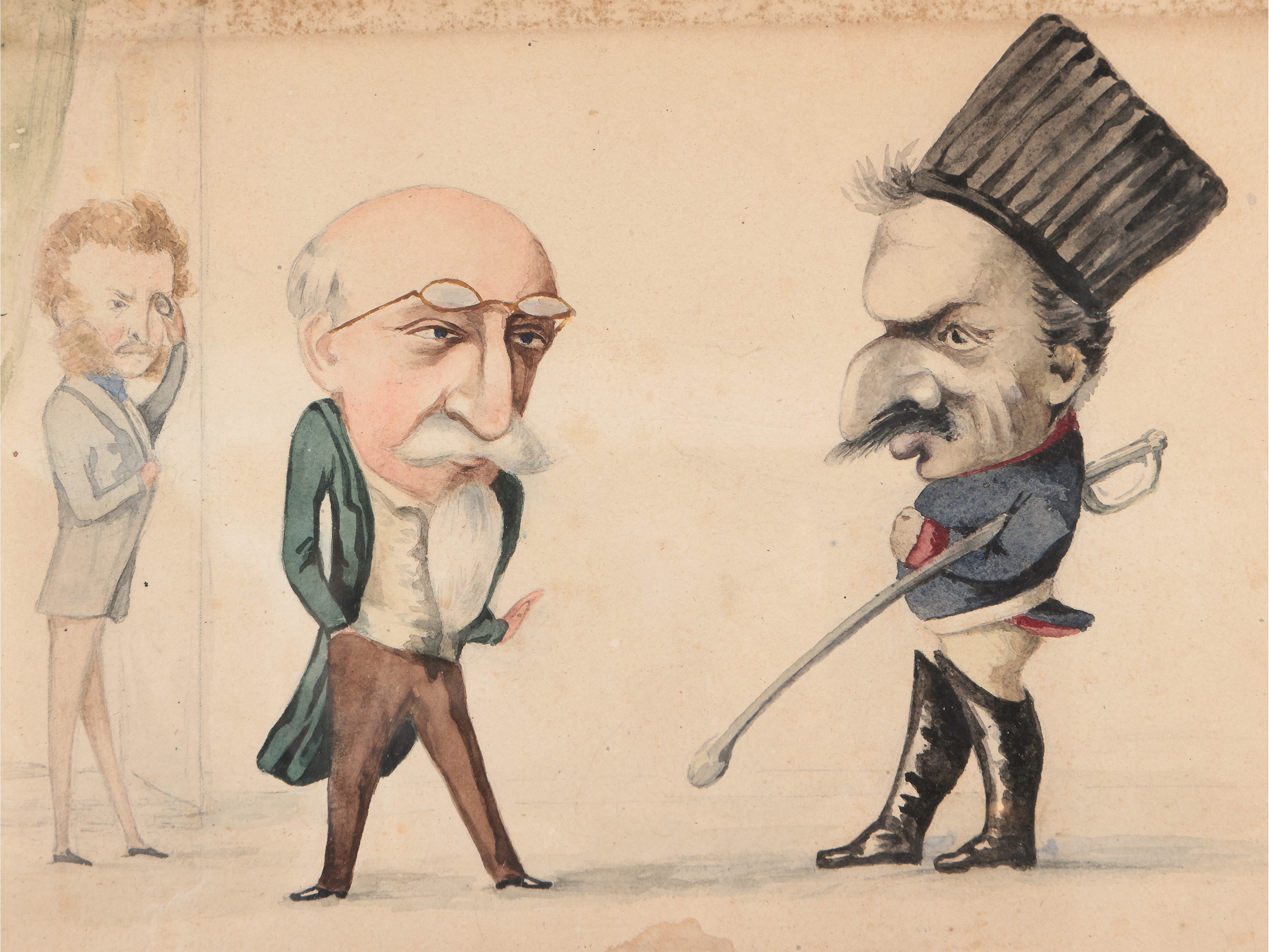 Ettore Ximenes - Serie di Sette Caricature