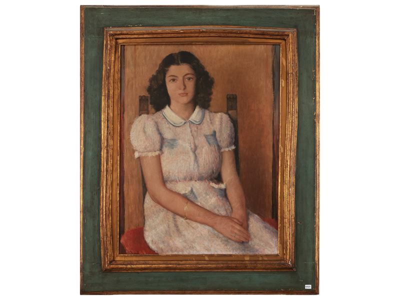 Oreste Zuccoli - Ritratto di Giovinetta