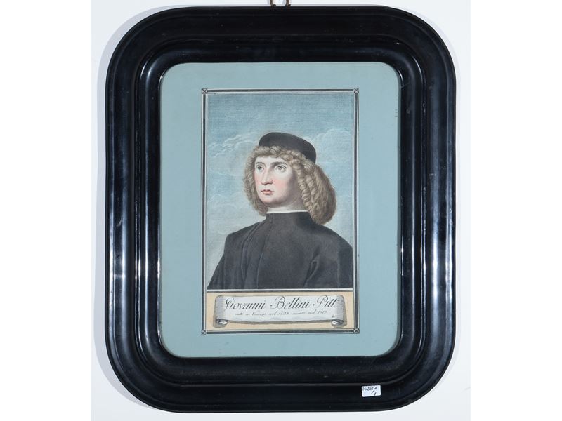 Carlo Lasinio - Autoritratti di Pittori - Giovanni Bellini, Lorenzo Lippi, Francesco Furini, Jaco...