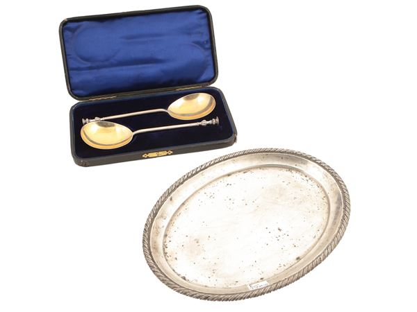 Due accessori in argento d'epoca