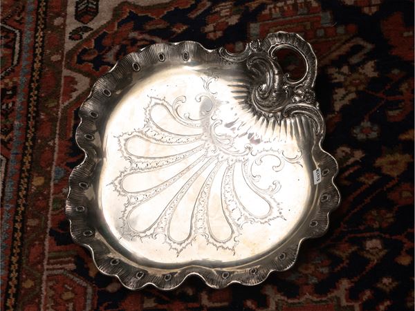 Grande centrotavola in argento