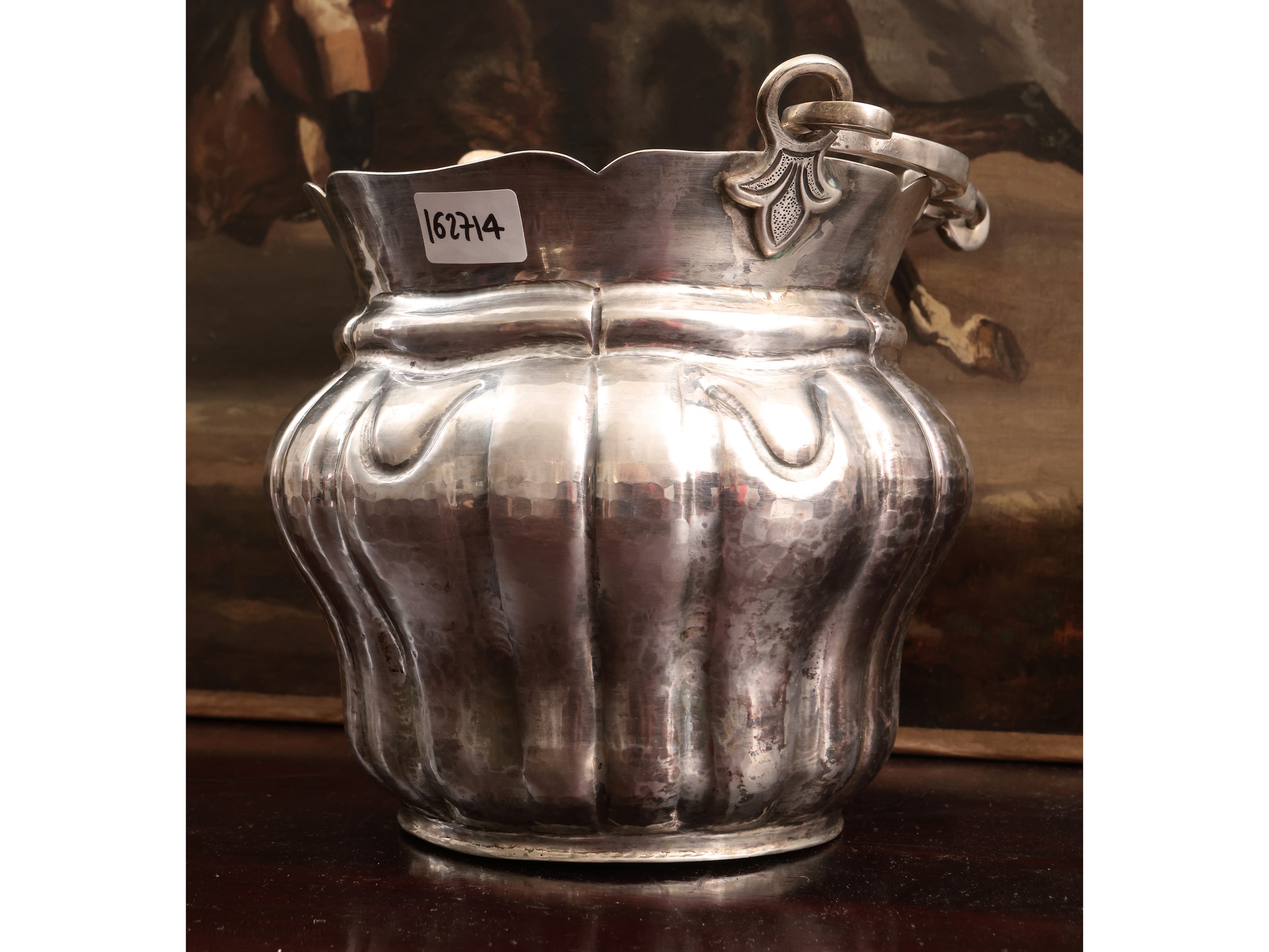 Secchiello per acqua benedetta in argento