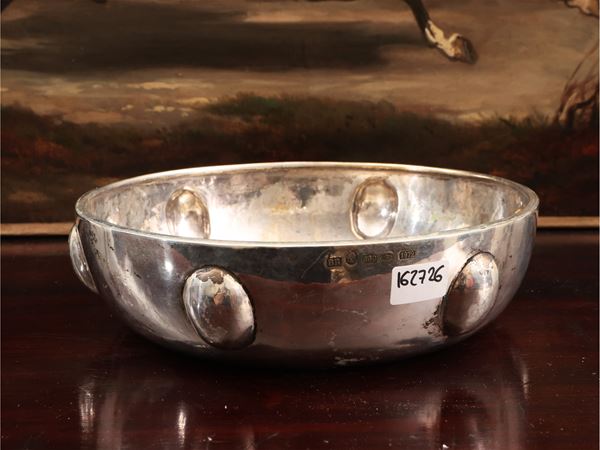 Cestino centrotavola in argento, Brandimarte 1972