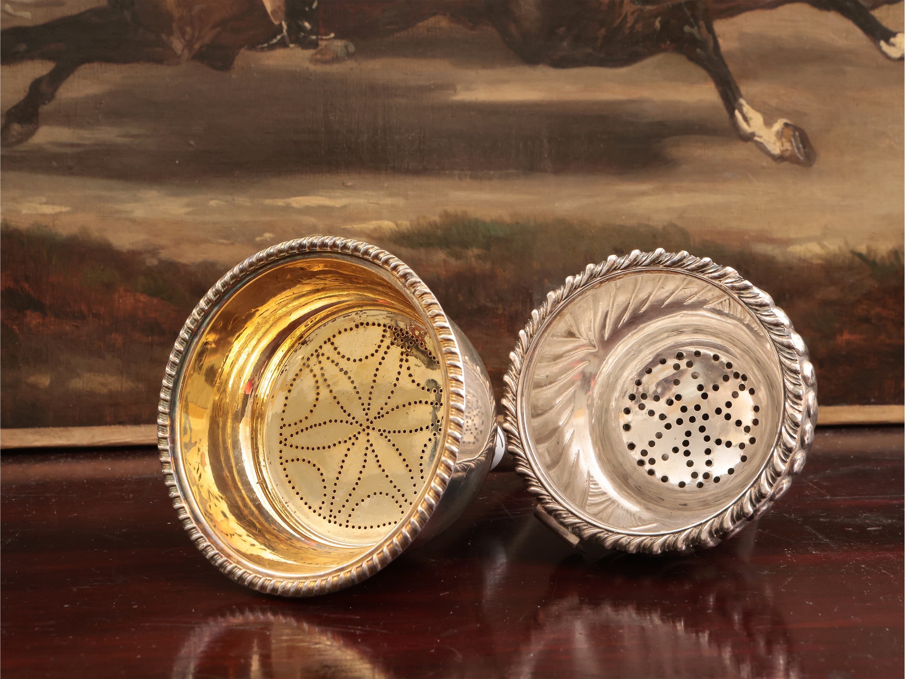 Colino ad imbuto da collezione in argento