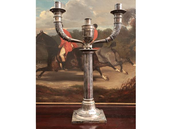 Candelabro in argento