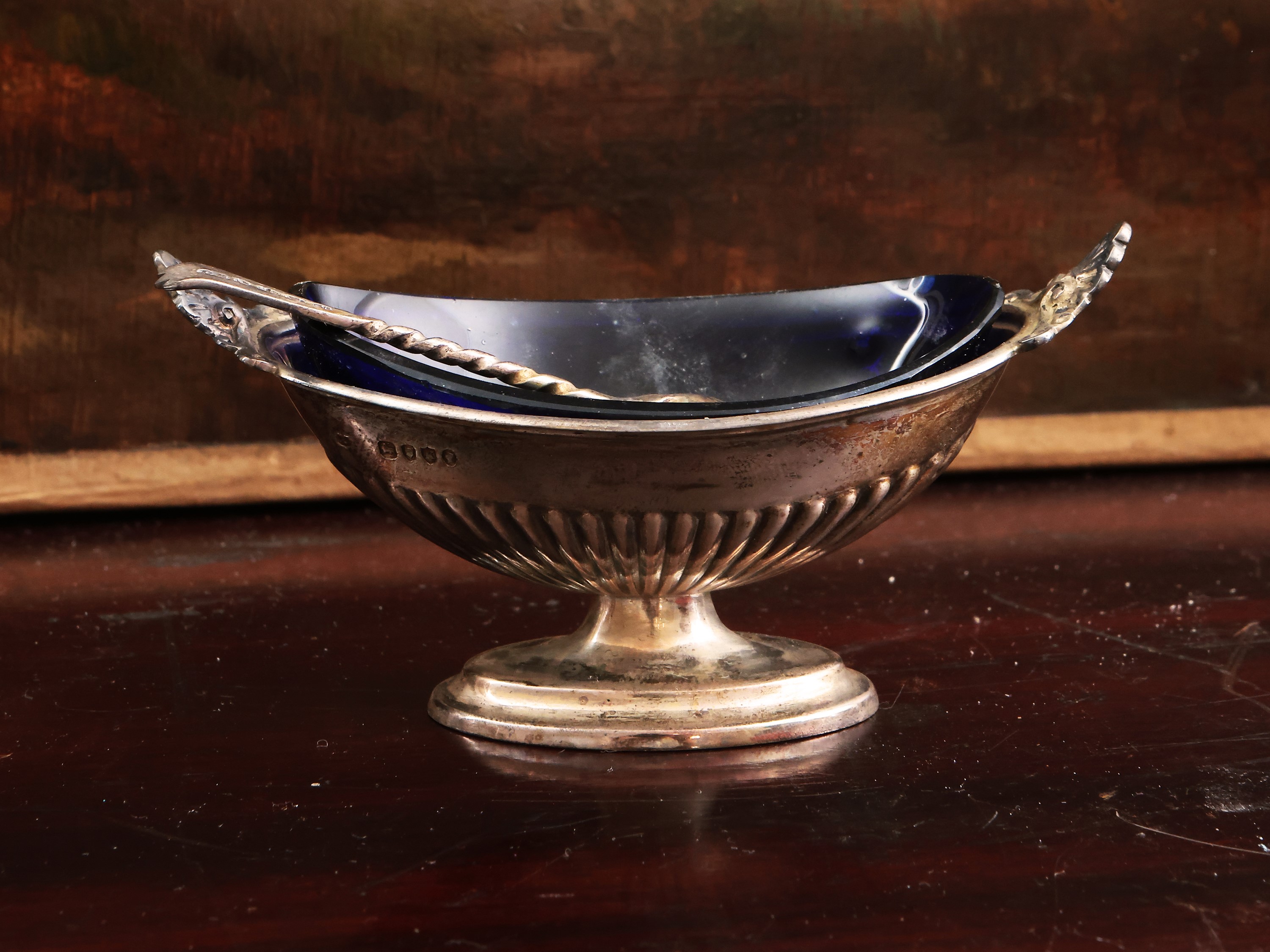 Serie di quattro saliere in argento