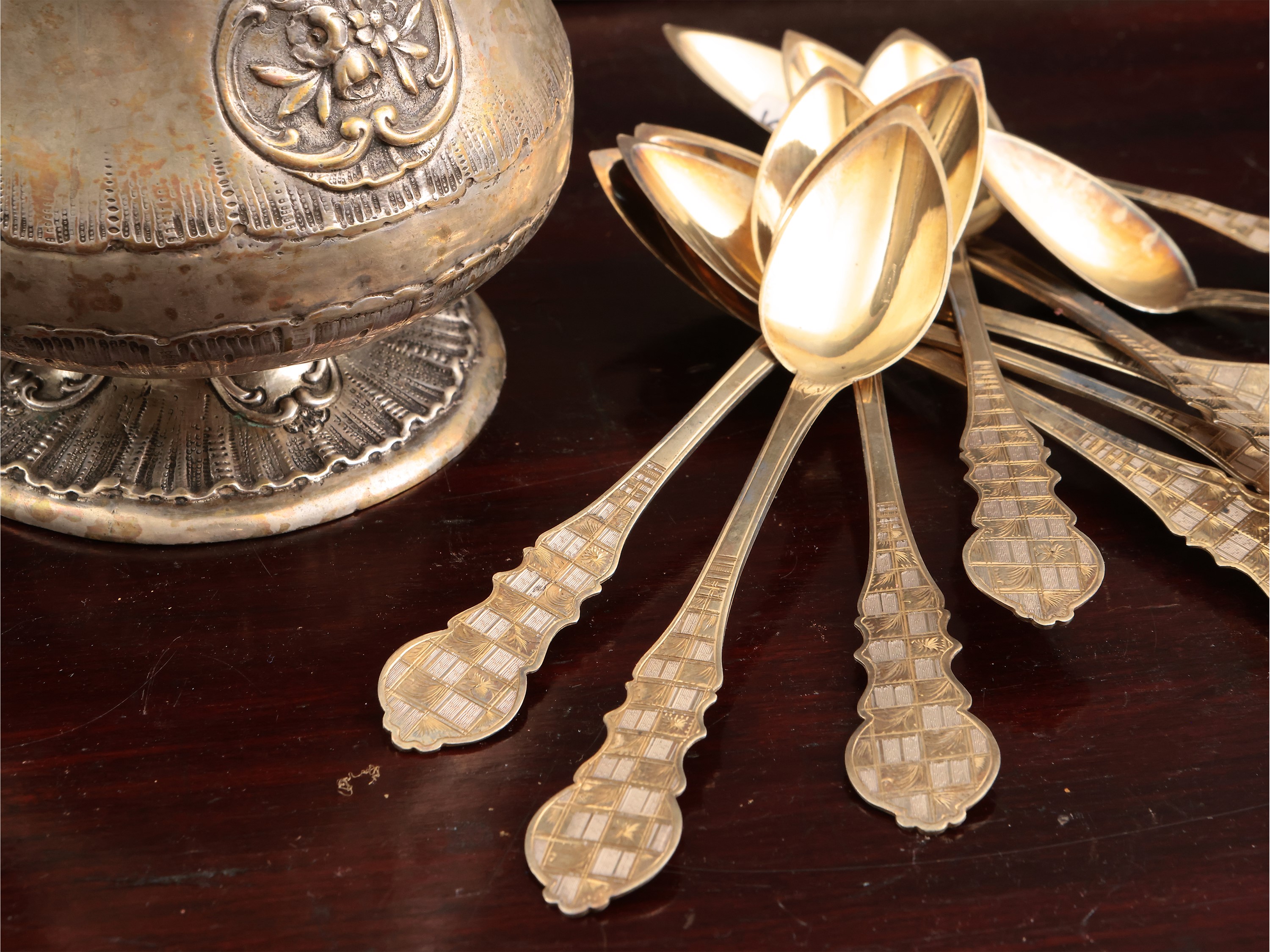 Due accessori in argento d'epoca