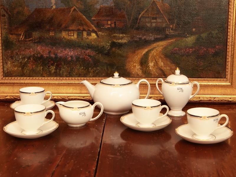 Servizio da Tè o Caffè Americano in Porcellana, Modello Cavendish, Wedgwood