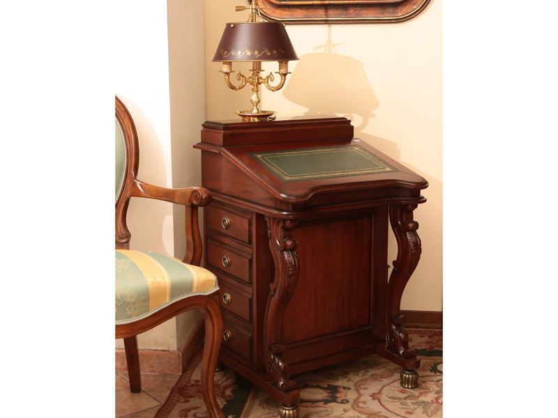Scrittoio Davenport in satinwood