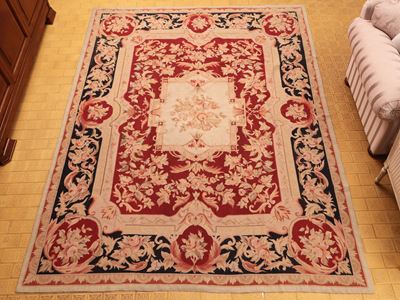 Tappeto a Piccolo Punto di Gusto Aubusson
