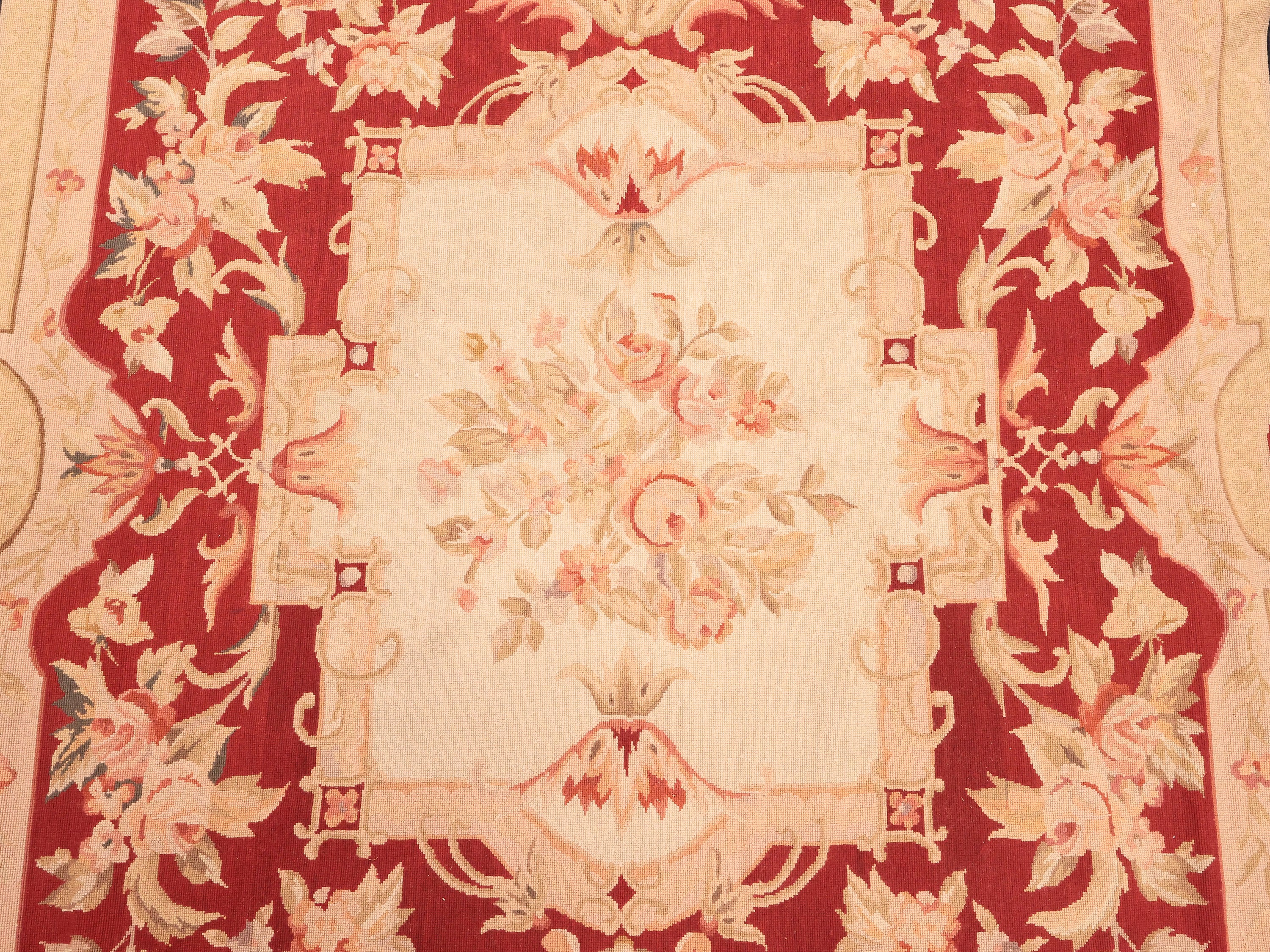 Tappeto a Piccolo Punto di Gusto Aubusson