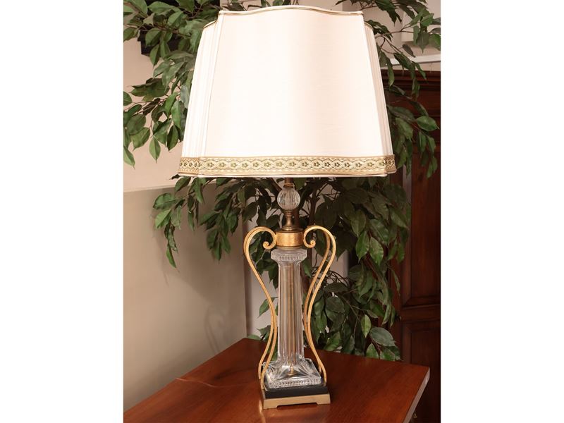 Lume da tavolo in cristallo