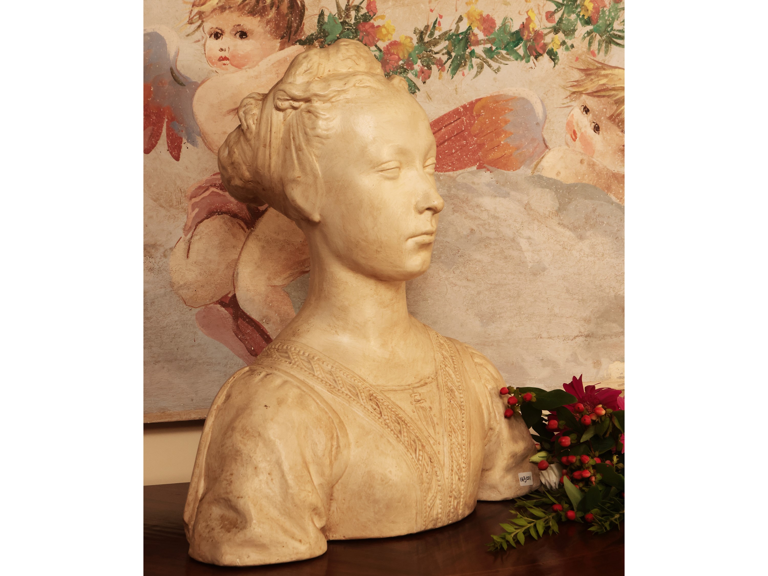 Busto Femminile in Terracotta