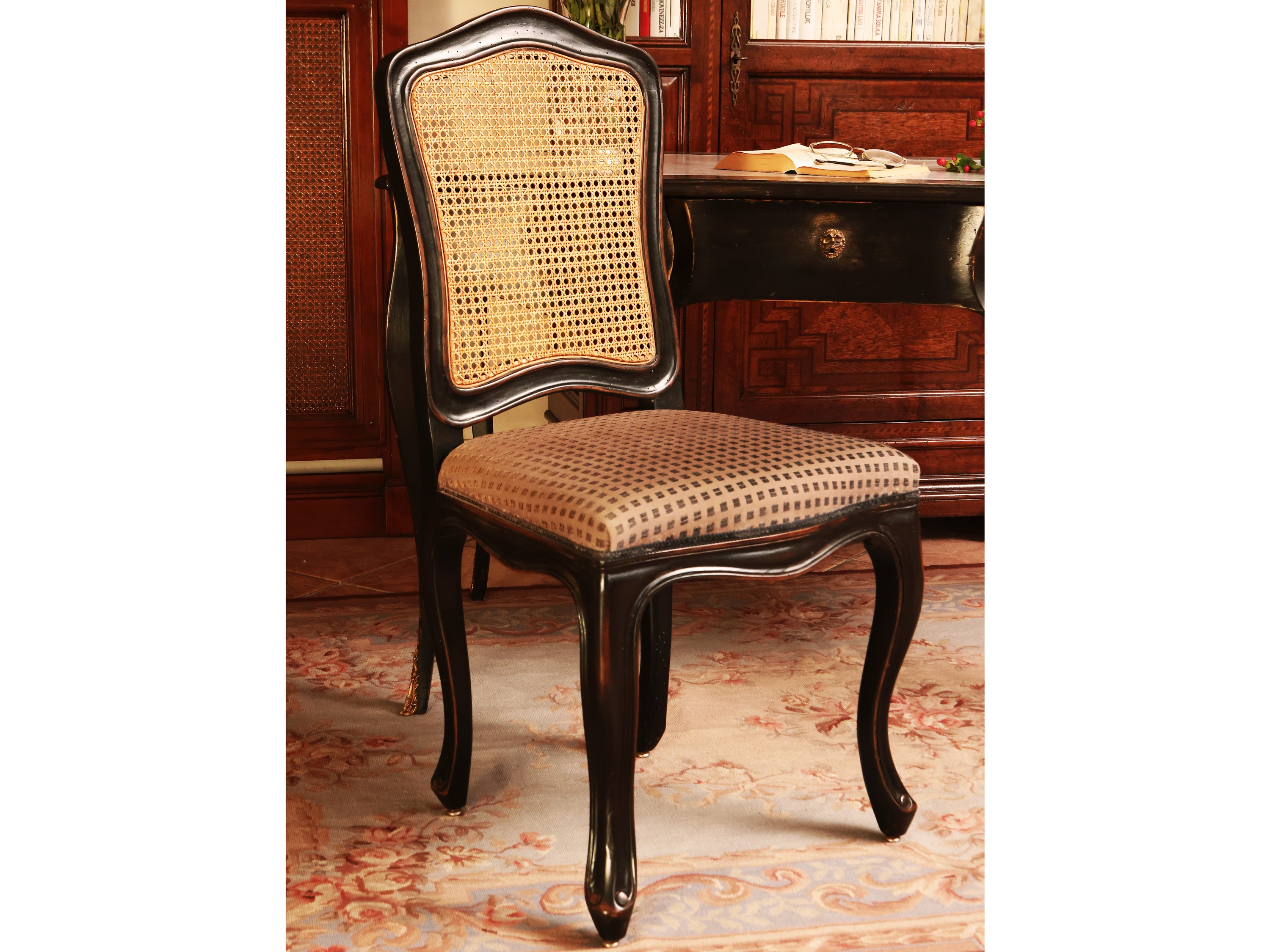 Scrittoio in legno ebanizzato