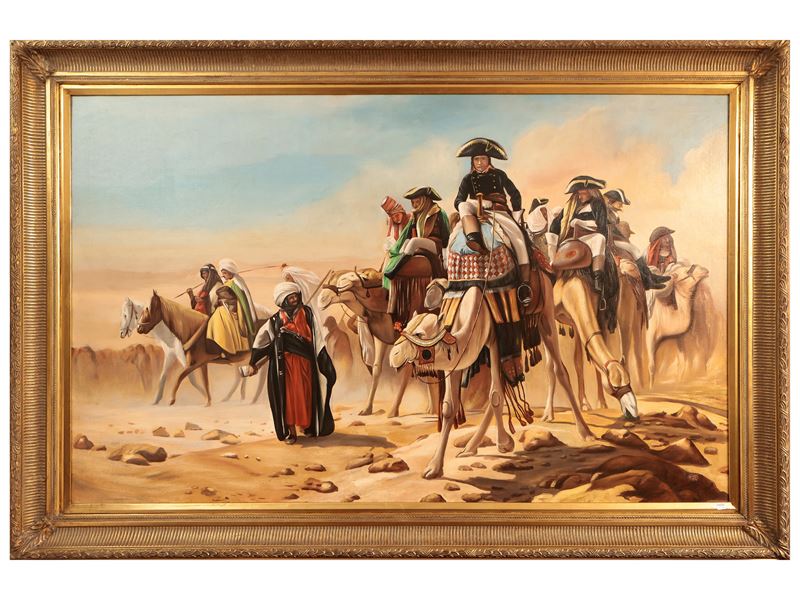 Napoleone ed il Suo Esercito in Egitto, da jean-Léon Gérôme