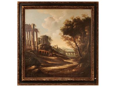 Veduta dei Fori Imperiali con i Ruderi del Tempio di Vesta