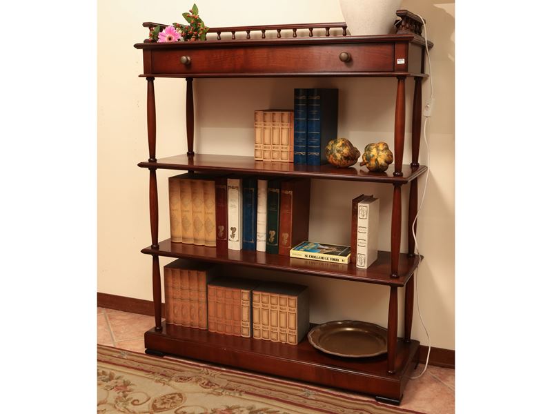 Libreria Etagere in Satinwood