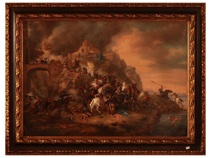 Scena di battaglia, alla maniera di Arnold Frans Rubens