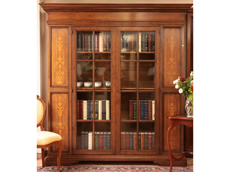 Libreria in satinwood