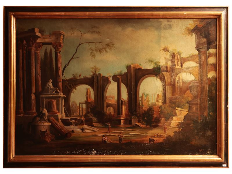Capriccio Architettonico, nel Gusto della Pittura di Giovanni Paolo Panini
