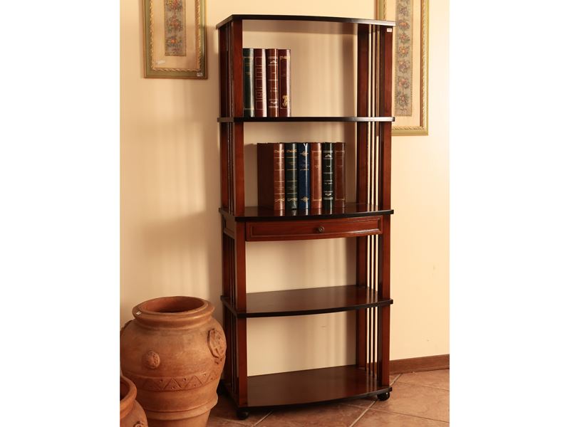 Etagere Libreria in Satinwood