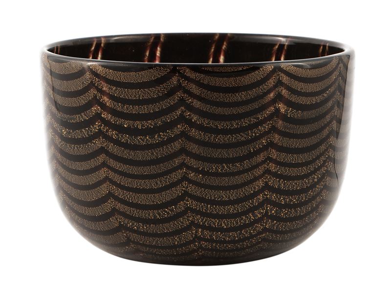 Coppa della Serie "graffito" Amaranto, Barovier & Toso