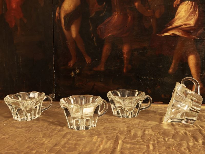 Dodici coppe, Flavio Poli per Seguso Vetri d'Arte