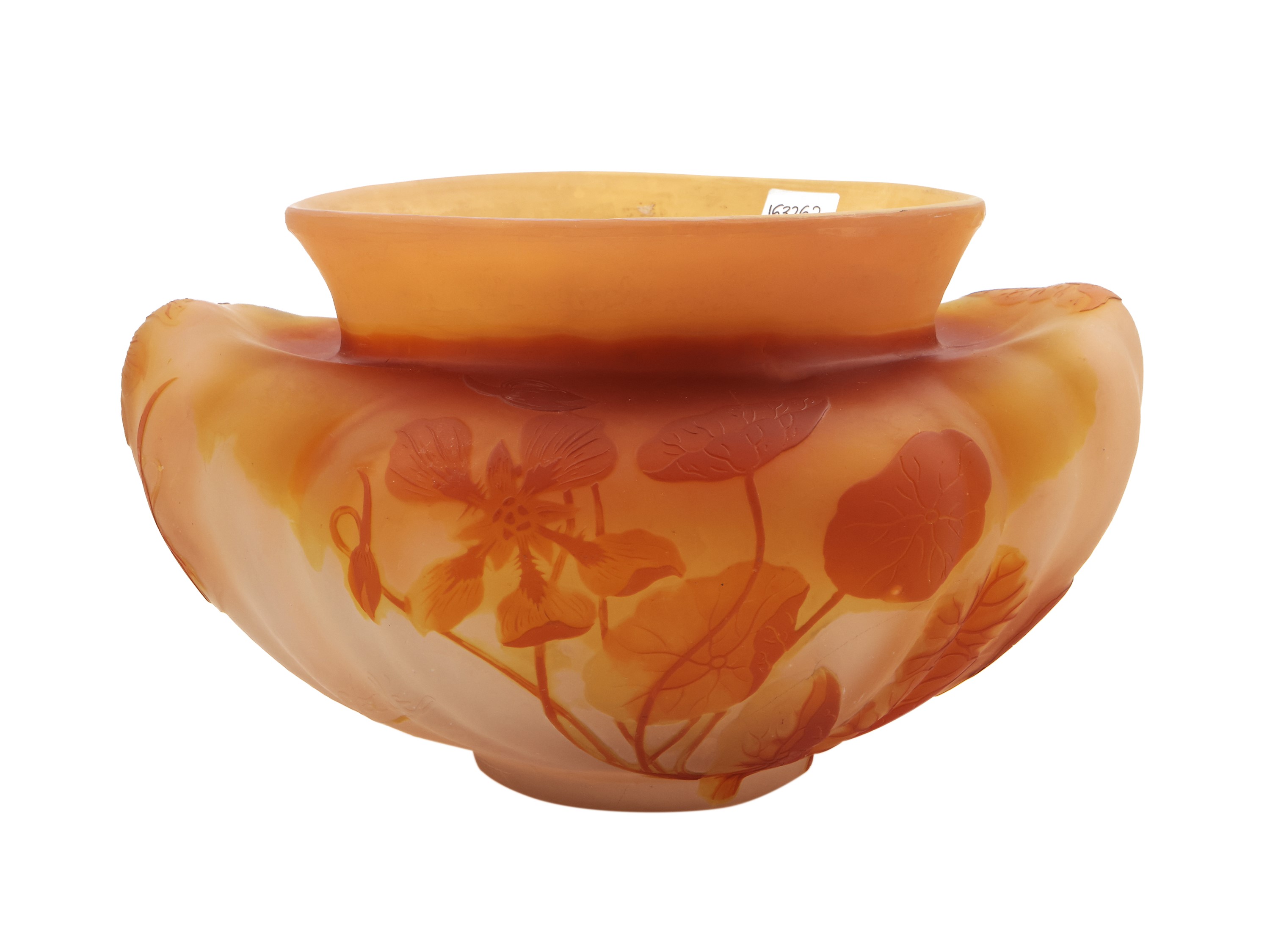 Vaso in vetro doppiato