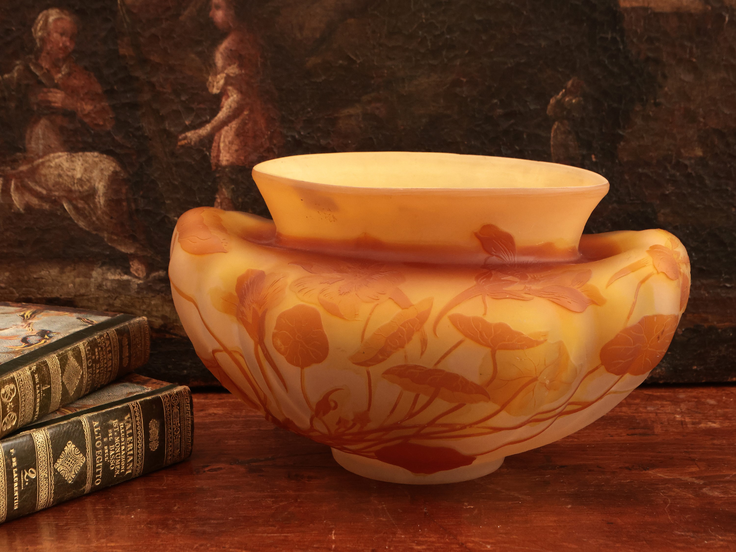 Vaso in vetro doppiato