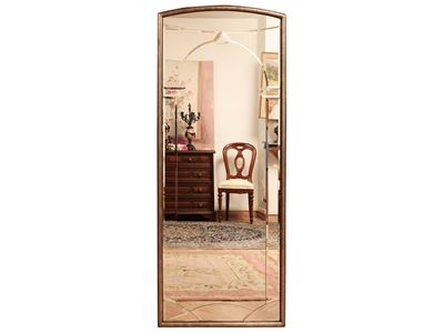 Grande Specchiera con Cornice in Legno Dorato