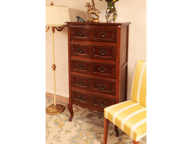 Cassettiera in Satinwood