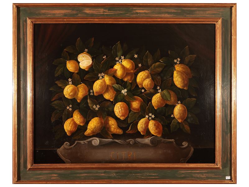Nel gusto della pittura toscana del Seicento, Trionfo con limoni
